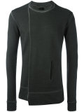 asymmetric hem sweatshirt 