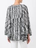 round neck shift blouse