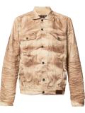 crinckle denim jacket