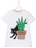 cat print T-shirt
