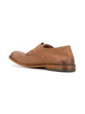 distressed derby shoes