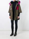 fur collar parka 