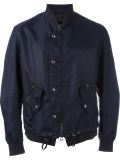 button-front bomber jacket