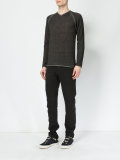 exposed seam sweater