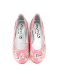embroidered flower ballerinas