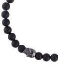 beaded skull bracelet