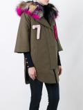 fur collar parka 