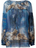seashells print blouse   