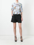 animals print blouse 