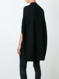 cocoon-style knit jacket 