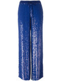 sequin wide-leg trousers