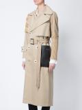 padded shoulder mid coat
