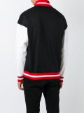 varsity logo teddy jacket