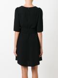 belted shirt dress