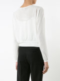 'Elise' lightweight tie sweater