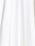pleated cropped trousers