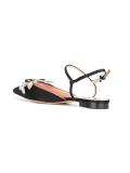 embellished satin sandals 
