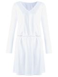 v-neck tunic dress