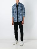 pixelated check shirt
