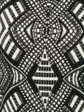 geometric pattern mini dress