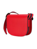striped strap shoulder bag 