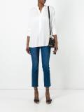 band collar shirt