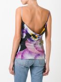 pansy print top