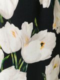 tulip print pencil skirt