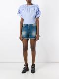 ruffle trim shorts 