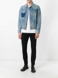 chest pockets denim jacket