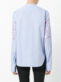 embroidered slit detail shirt 