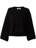 round neck wide jumper