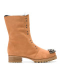 suede combat boots