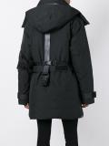 buckle strap parka