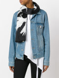 birds print scarf