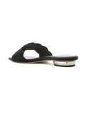 glitter slip-on sandals