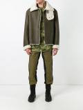 collar detailing zipped jacket