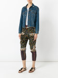drop-crotch cropped trousers