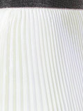 iridescent pleated skirt
