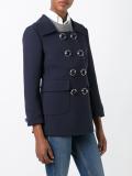 double-breasted boxy blazer