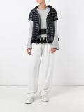 shortsleeved puffer jacket