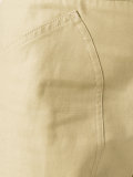 cropped straight leg trousers