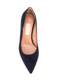 low comma heel pumps