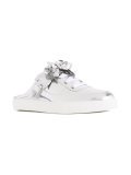 metallic sneaker mules