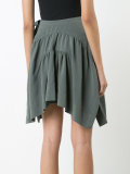 Drape mini skirt
