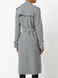 check print coat