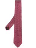 crossed pattern tie