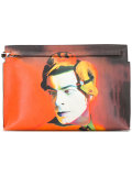 printed clutch bag 