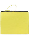 zipped rectangular clutch