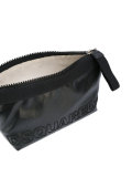 two-tone logo wash bag